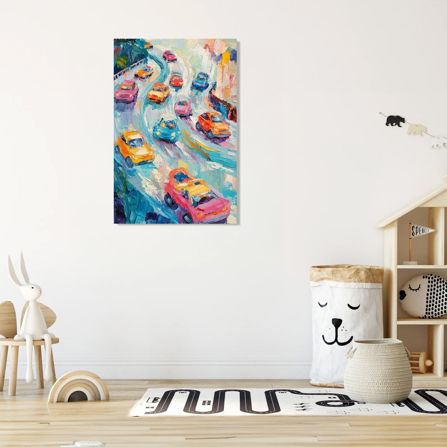 Wheels in Motion Canvas
