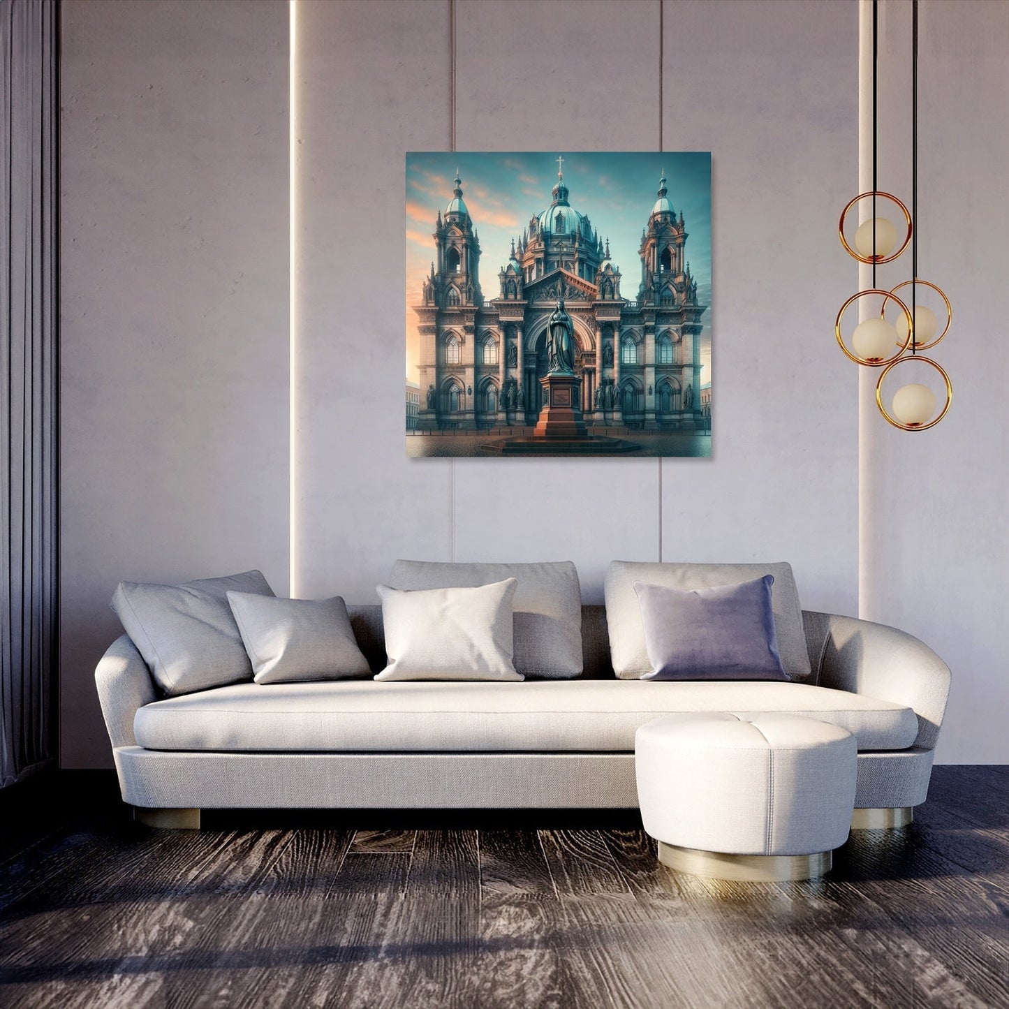 Newcastle Dawn at St. Nicholas Canvas