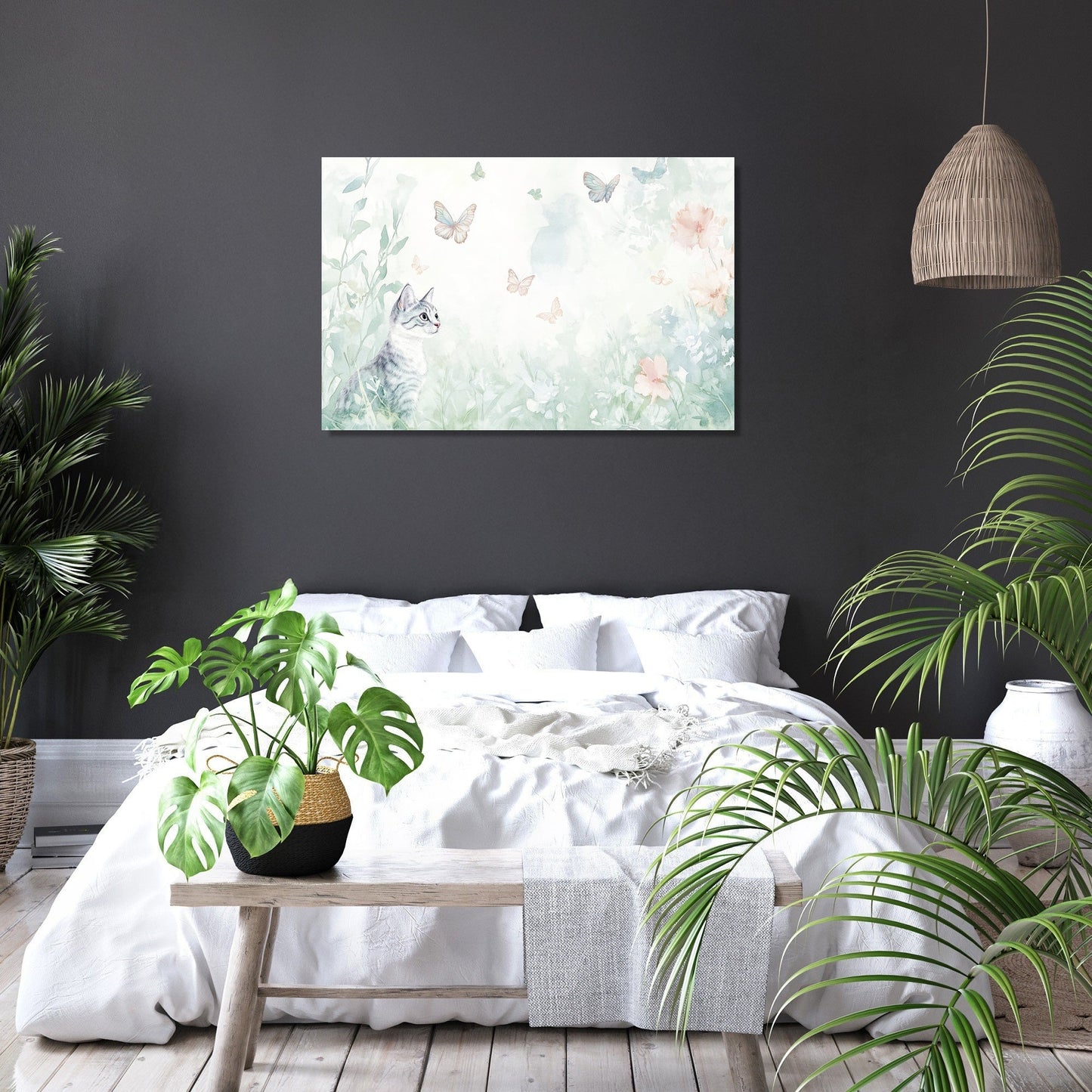 Butterfly Watcher Canvas