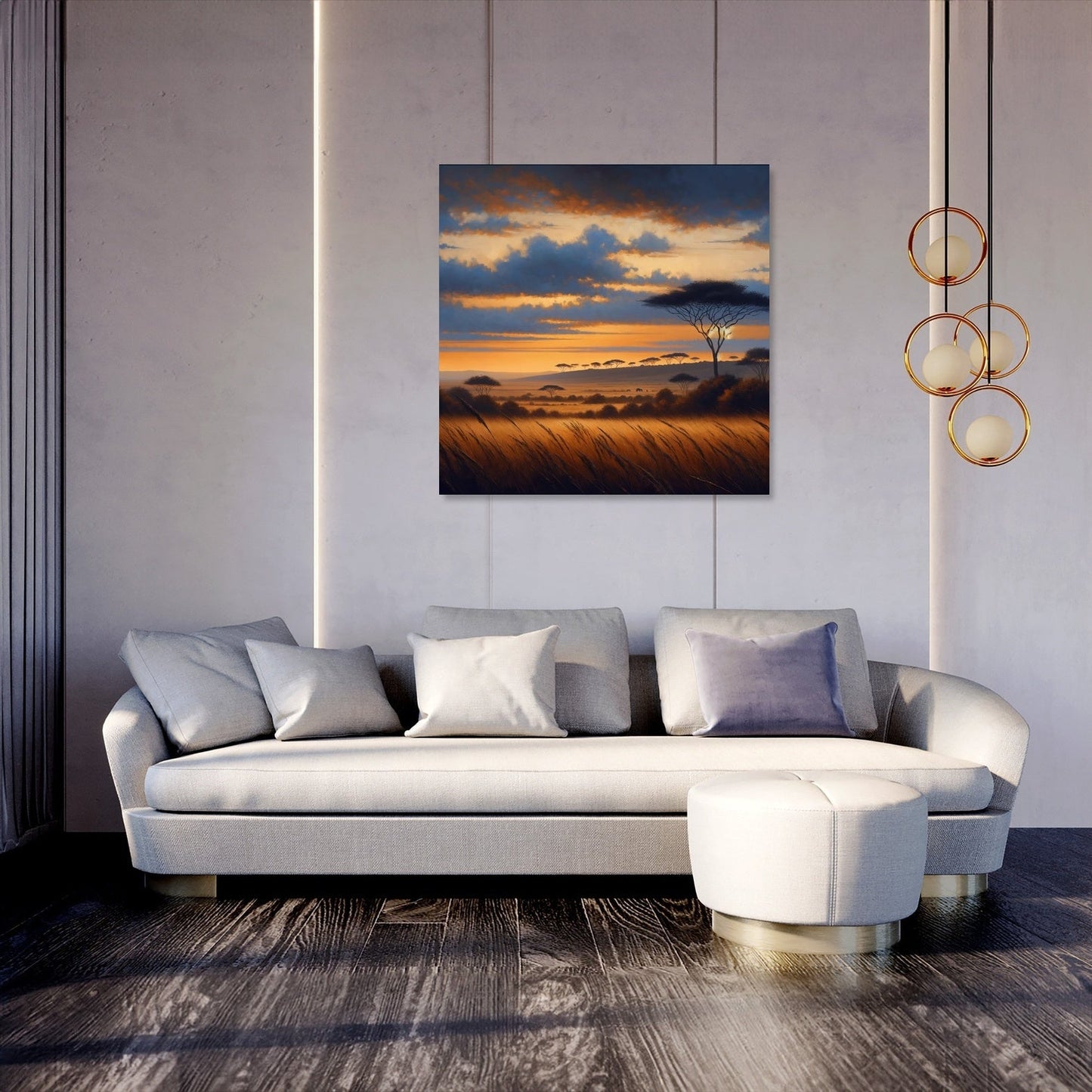 Twilight Savannah Canvas