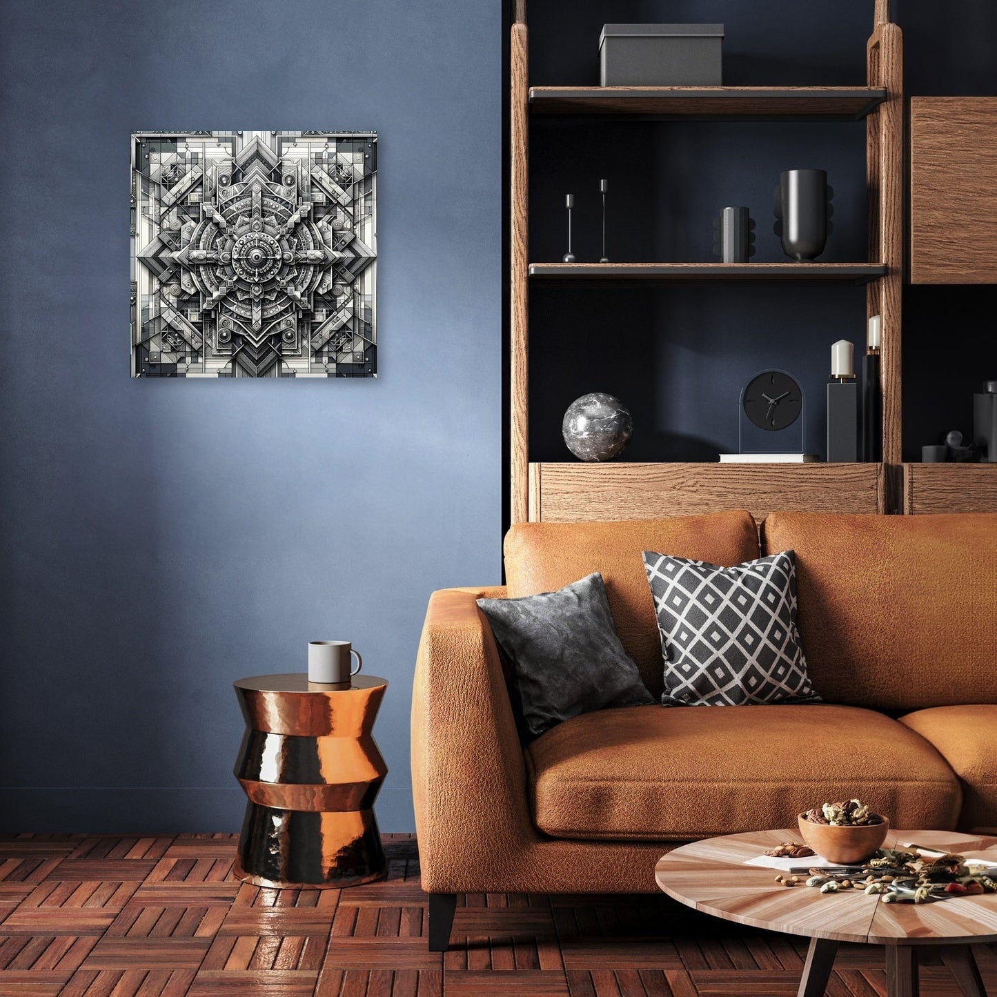 Silvershade Mirror Mosaic Canvas
