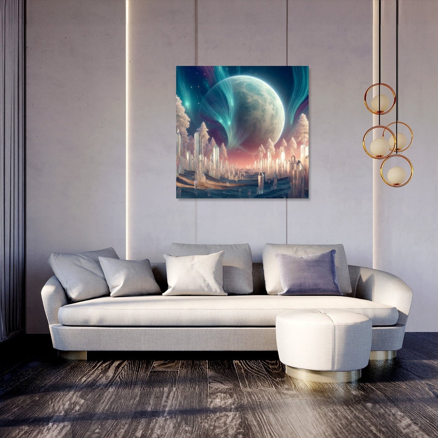 Crystalline Enchantment Canvas