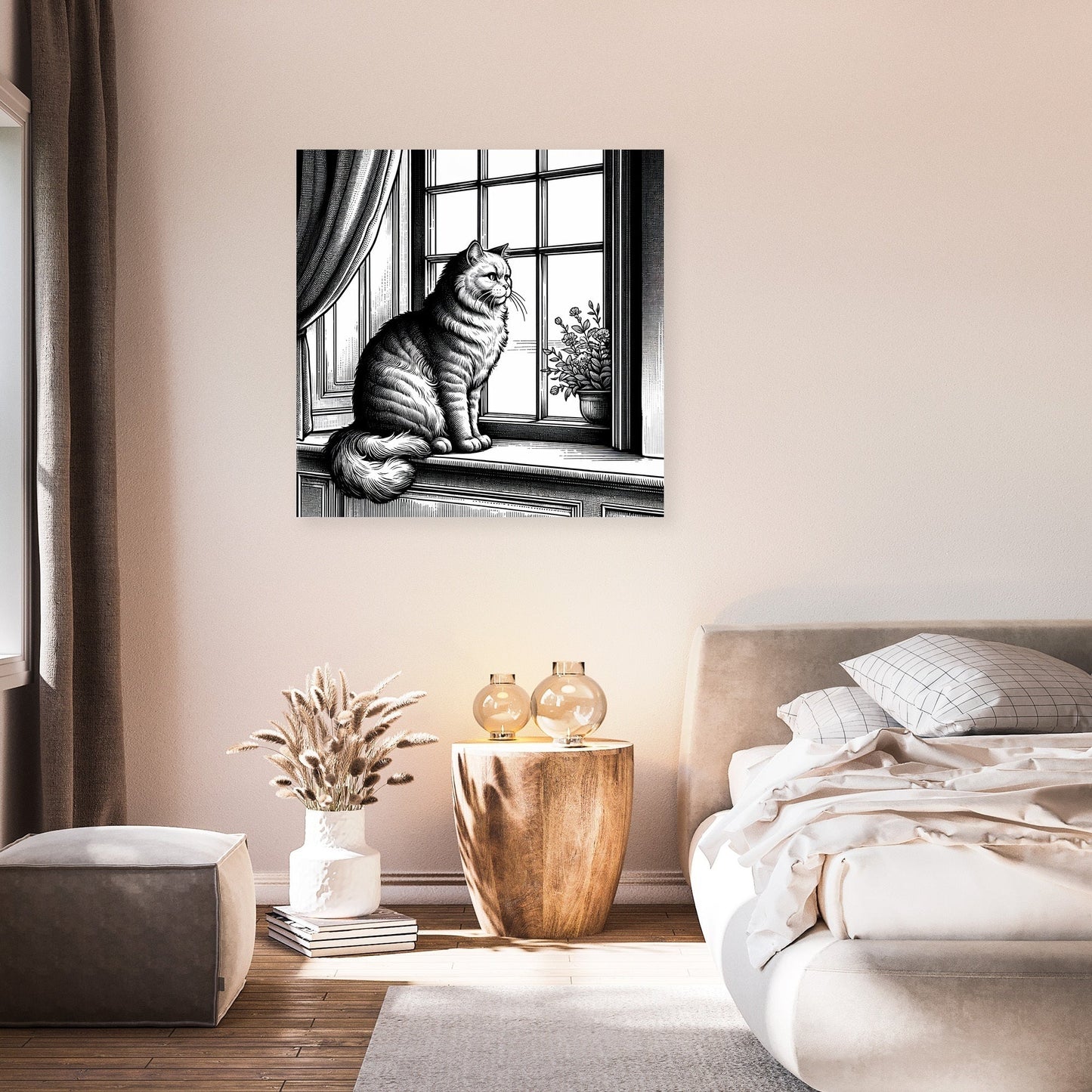 Elegant Gaze Canvas