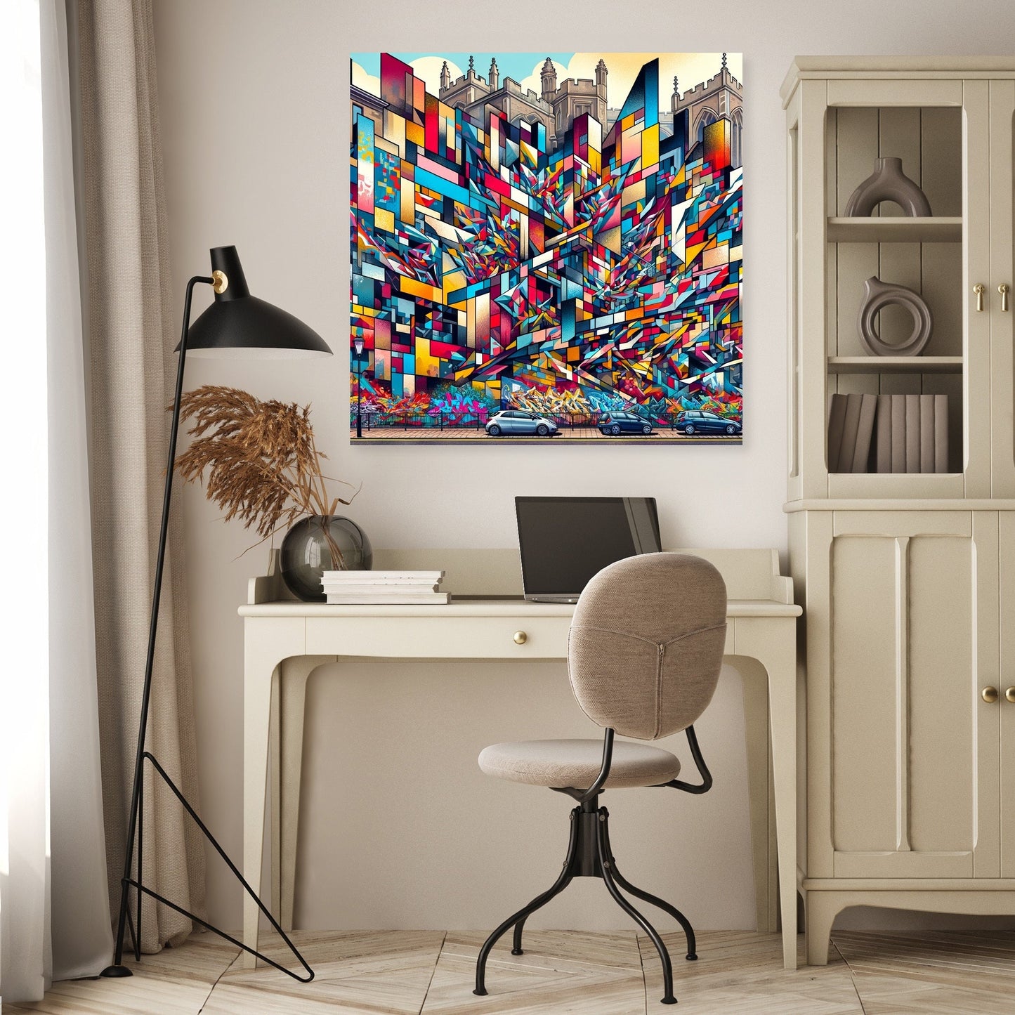 Bristol Cubist Streets Canvas