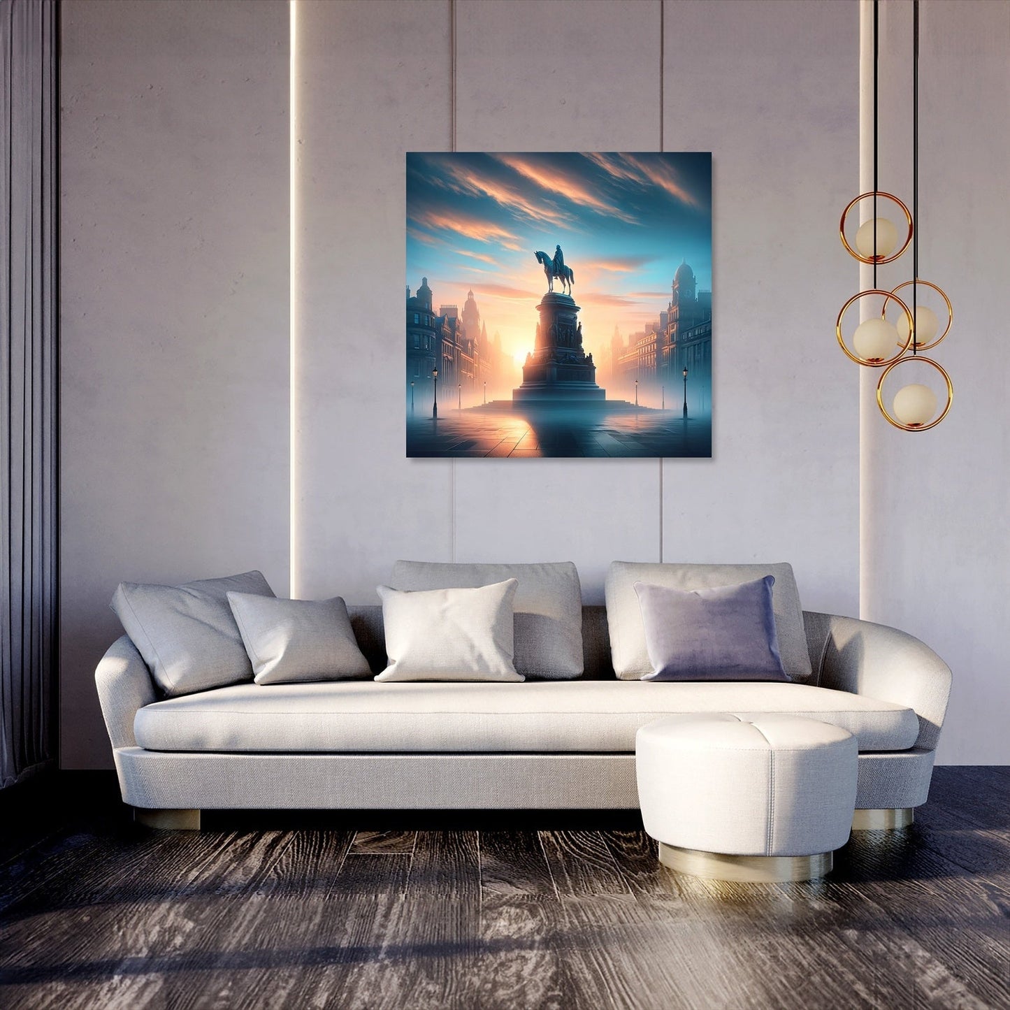 Dawn at Grey's in Newcastle Canvas