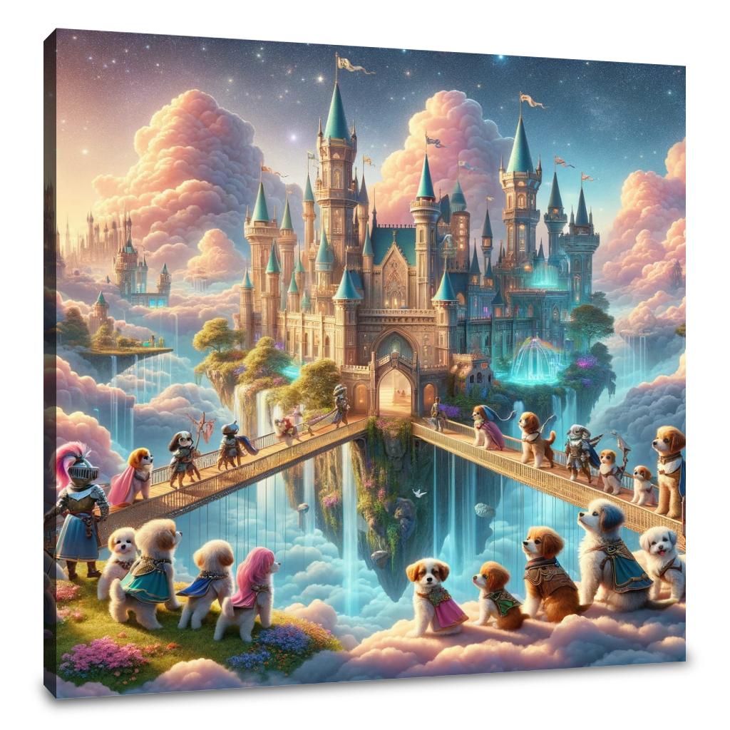 Skyward Castle Canvas