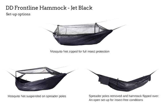 DD Frontline Hammock - Jet Black