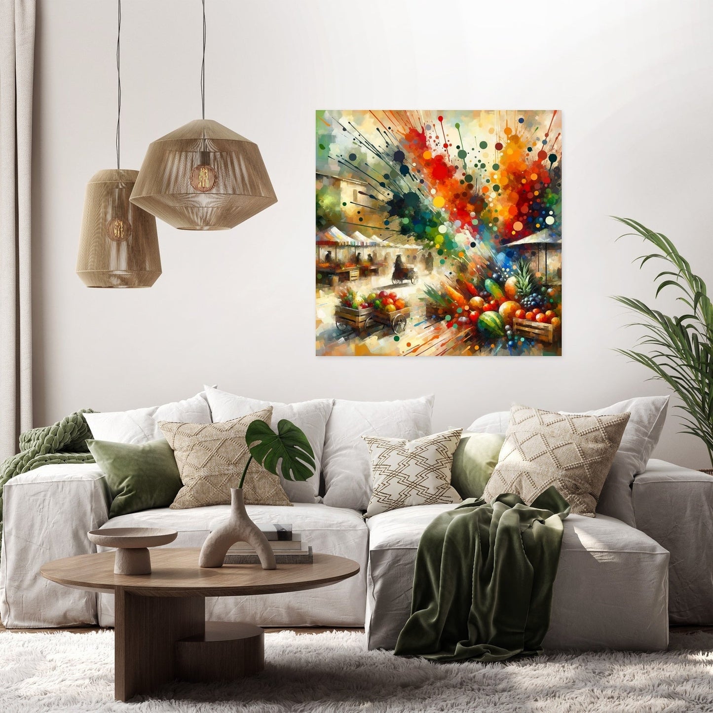 Farmers Market Fiesta Canvas