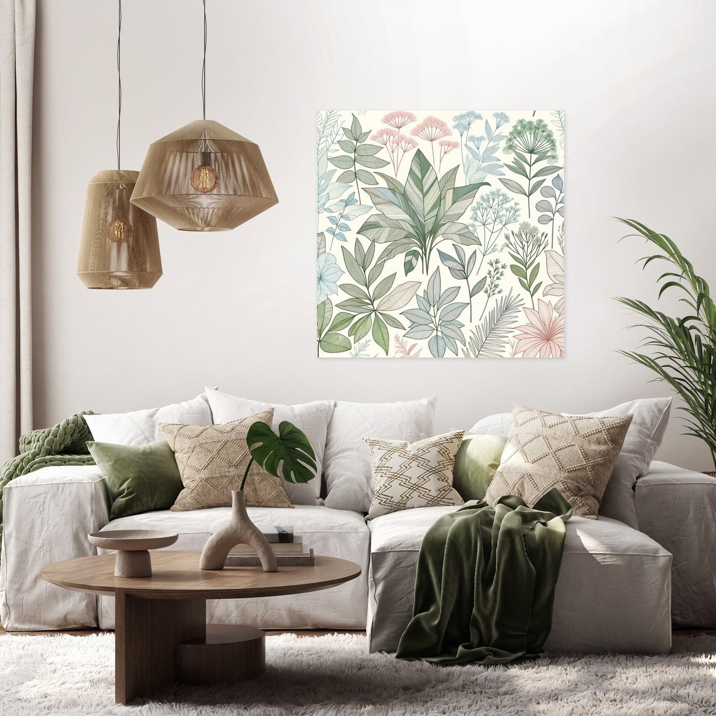 Serene Botanicals Canvas
