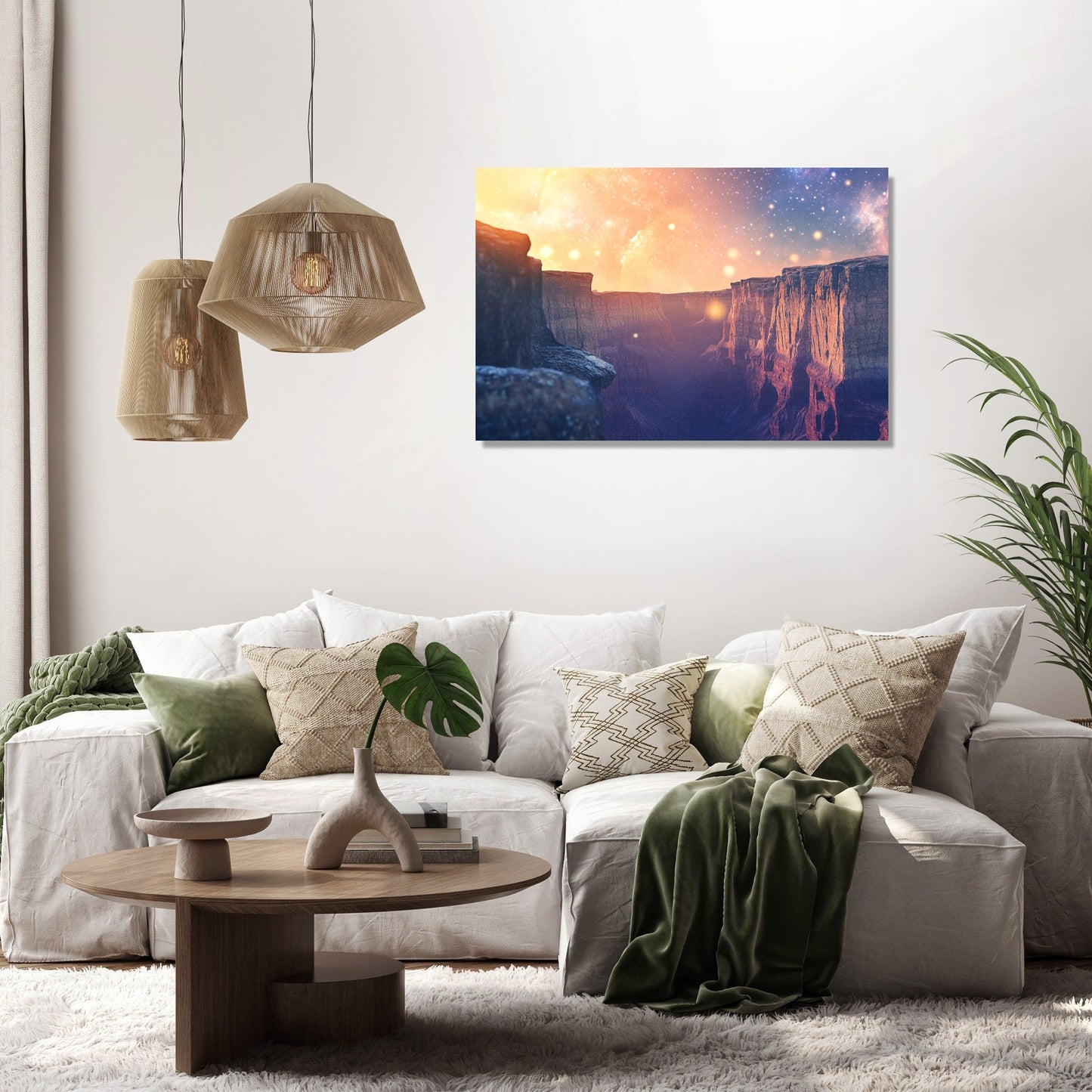 Celestial Canyon Canvas