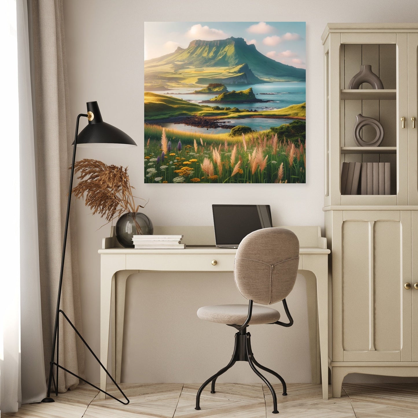 Jeju Island Serenity Canvas