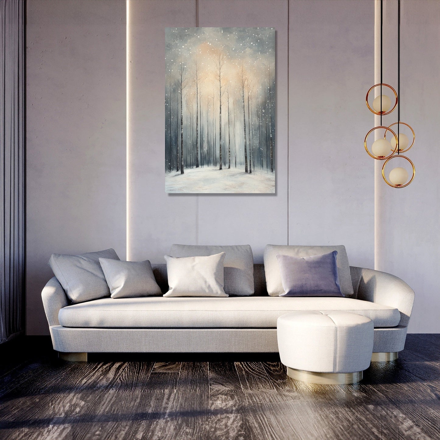 Whispering Snowfall Canvas