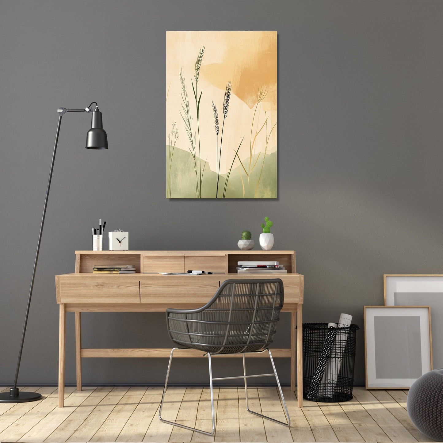 Golden Grasslands Canvas