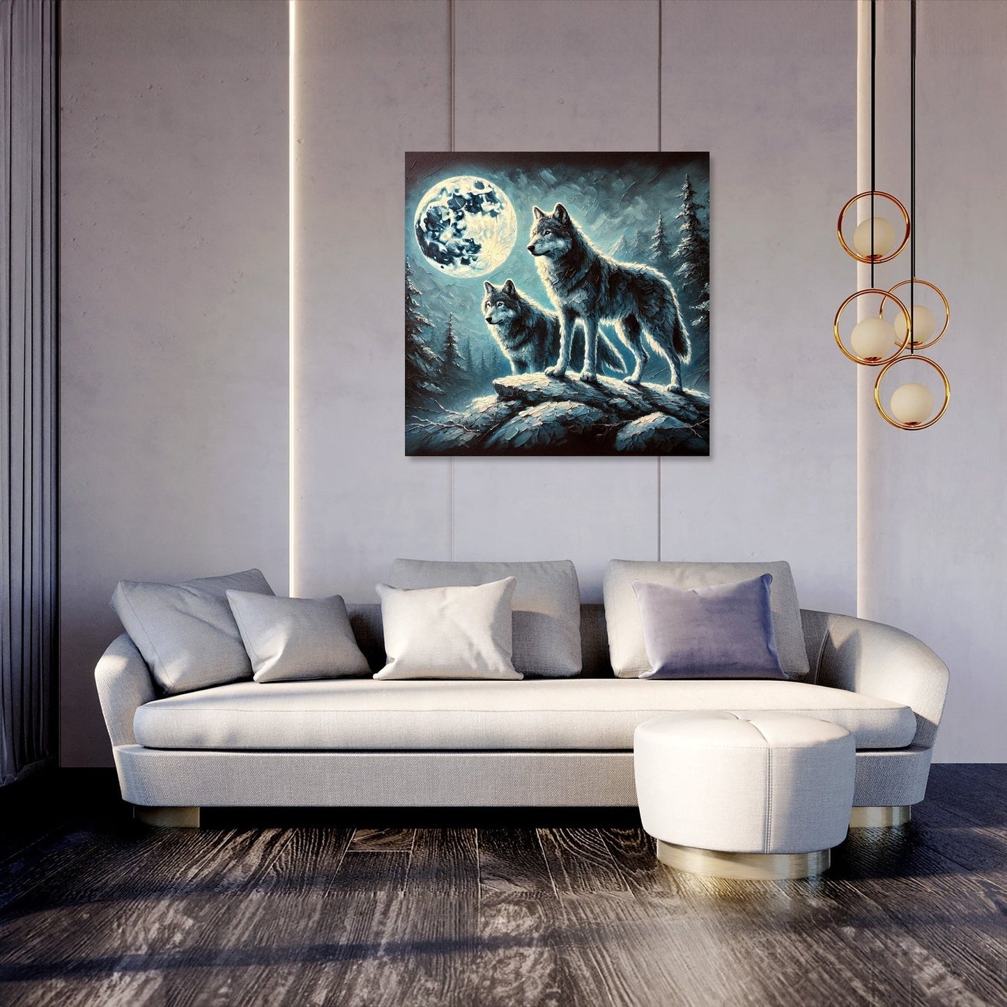 Lunar Majesty Canvas