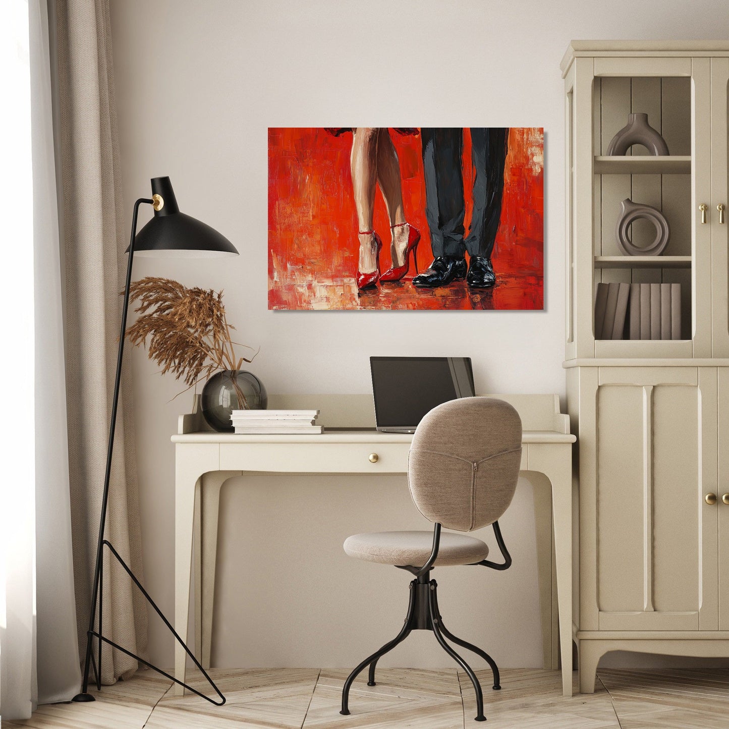 Enigma of Footfalls Canvas