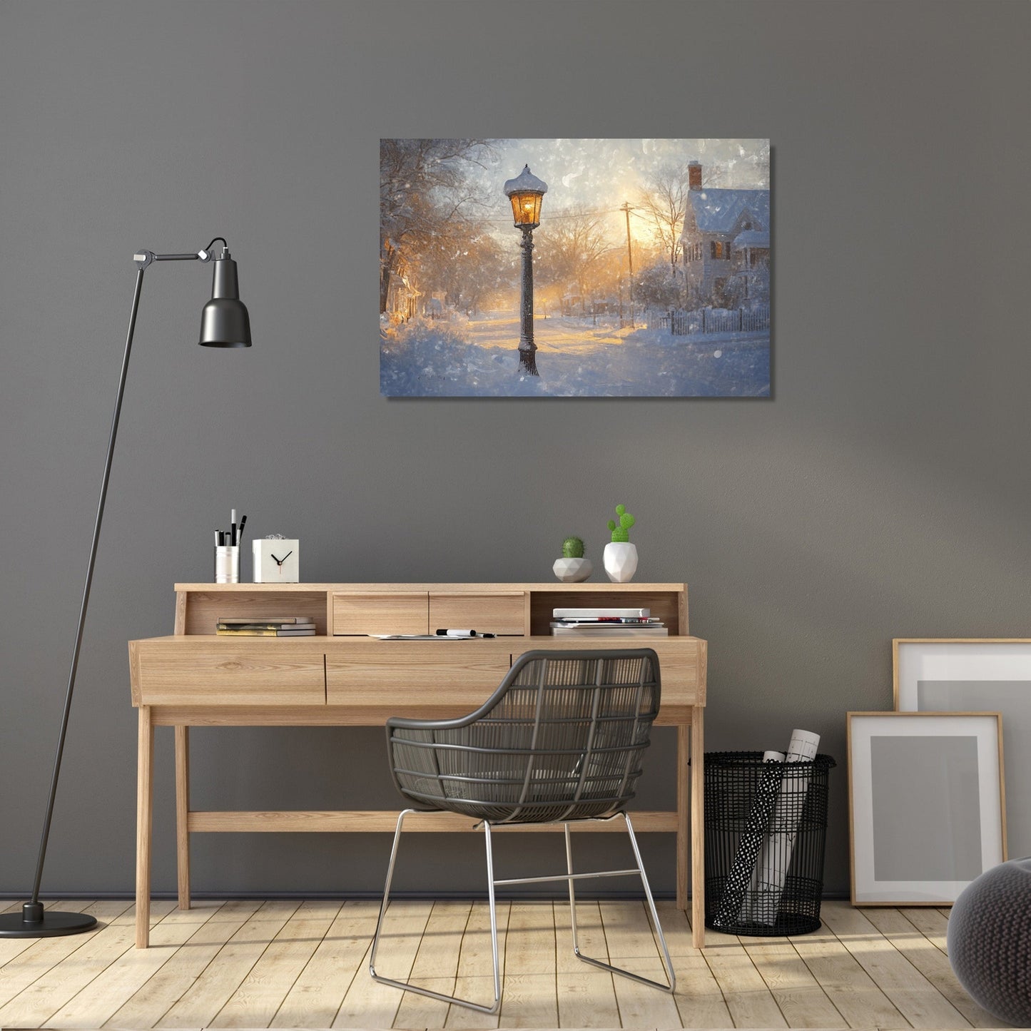 Winter Luminescence Canvas