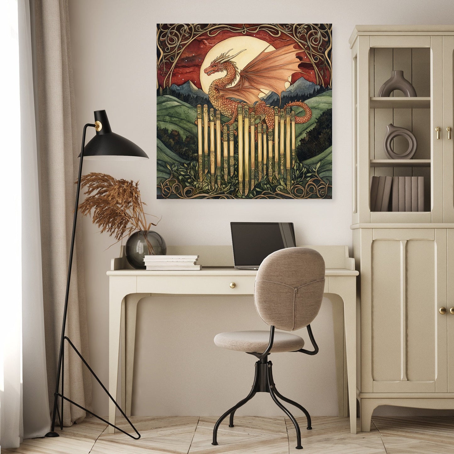 Welsh Dragon Harmony Canvas