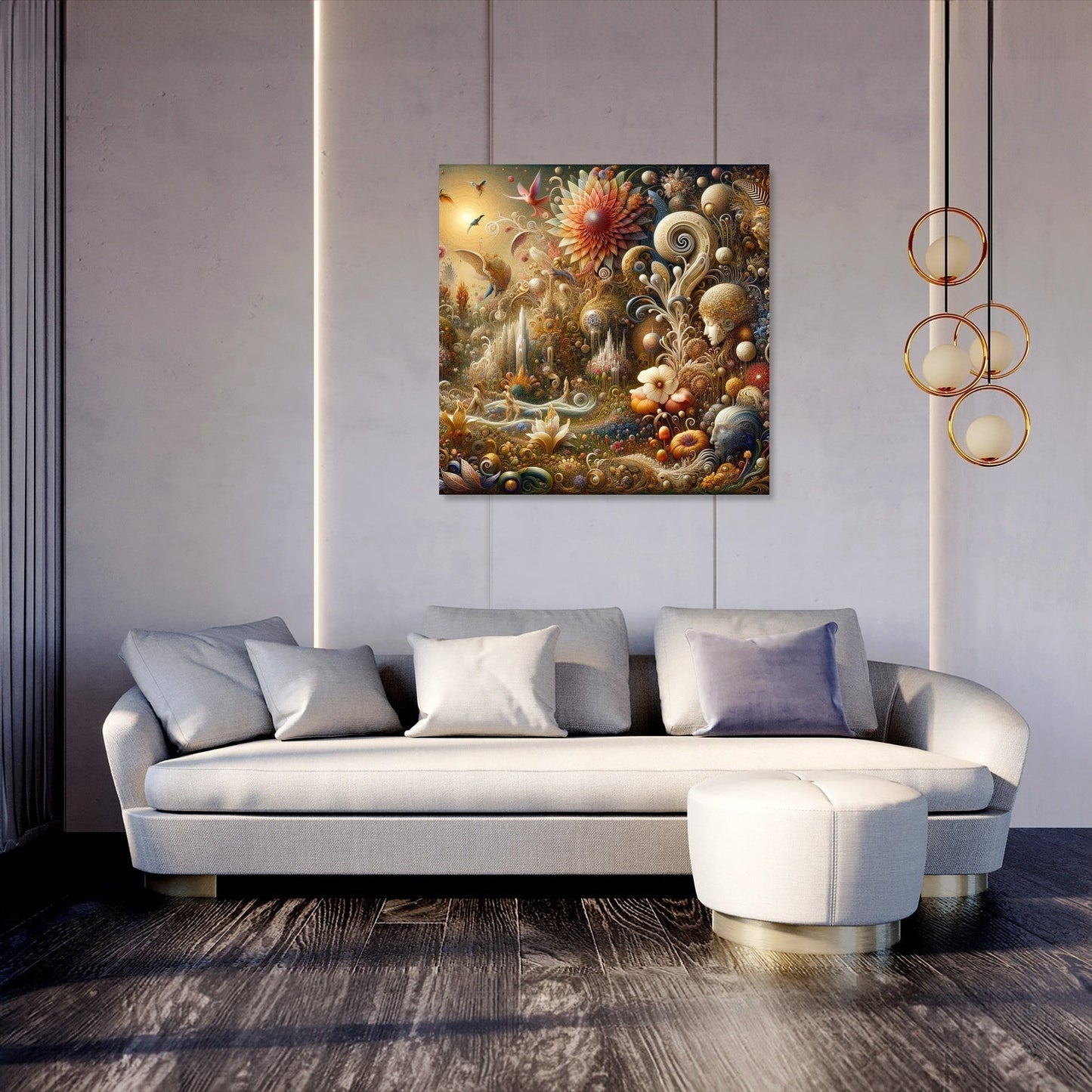 Mystical Garden Dream Canvas