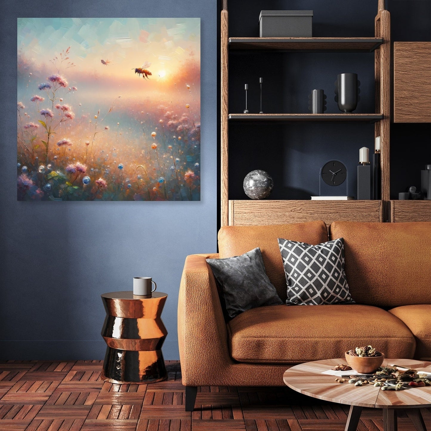 Whispers of Nature Bee Canvas