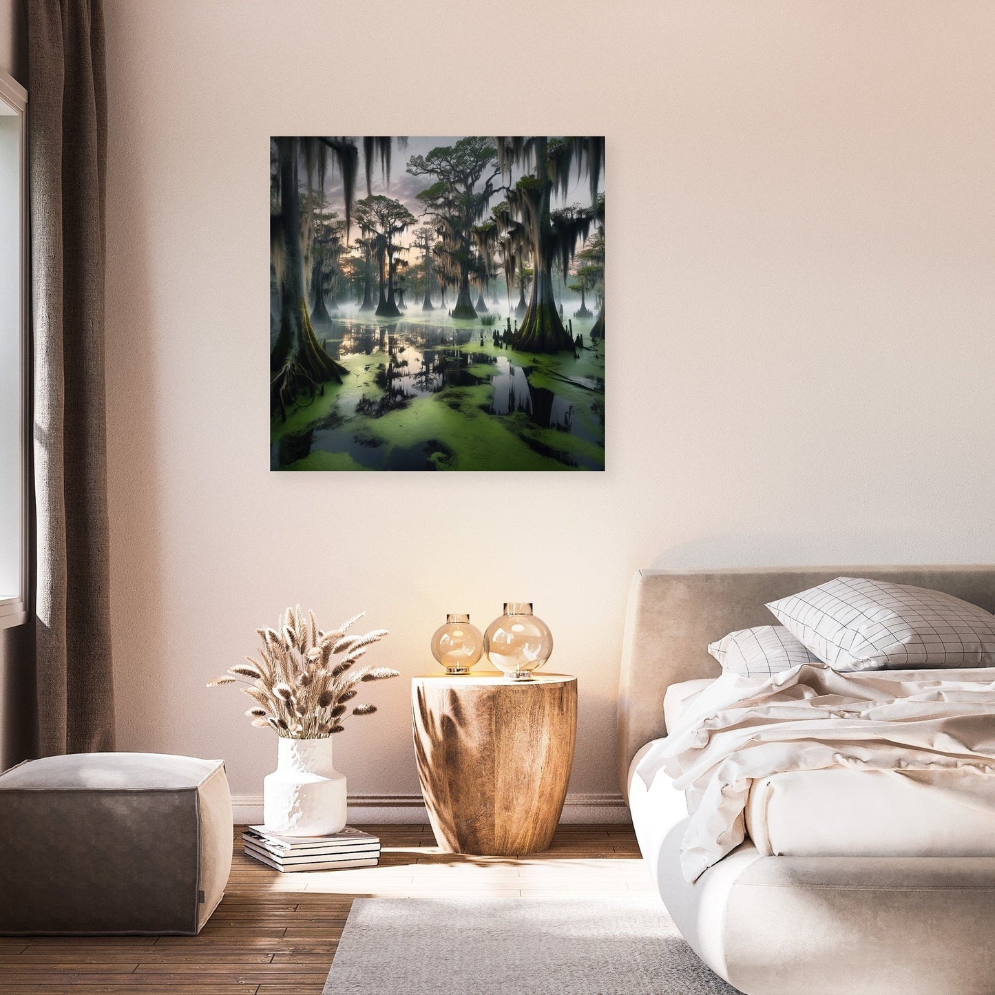 Enchanting Dawn Swamp Canvas