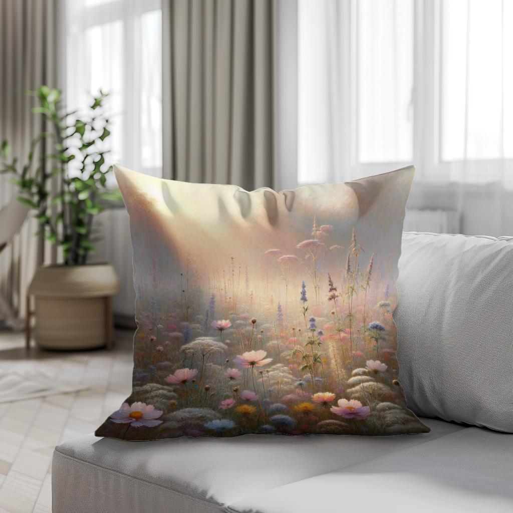 Dawn's Tranquility Cotton Cushion