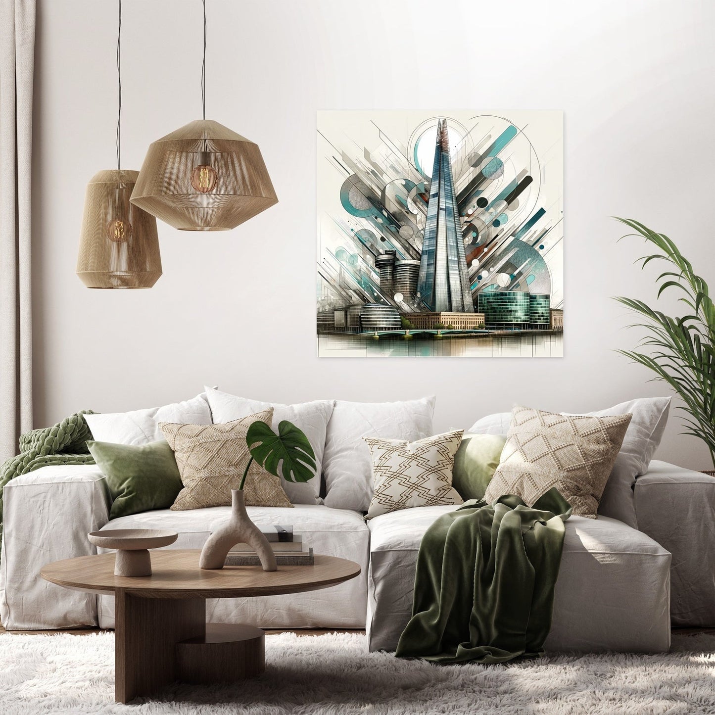 London Shard Spectrum Canvas