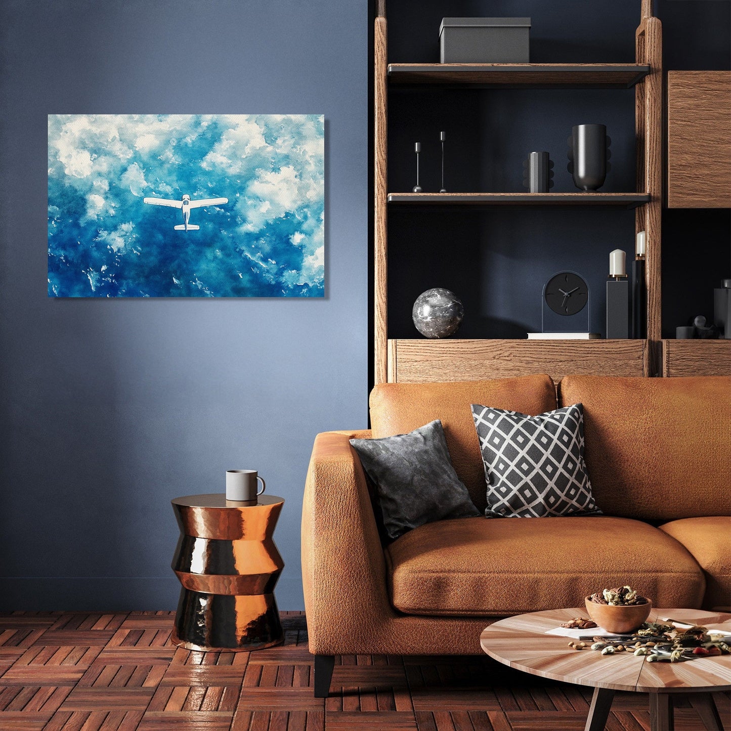 Aerial Sea Journey Canvas