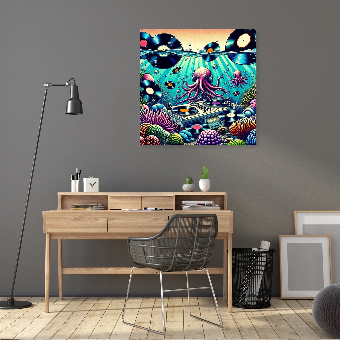 Vinyl Reef Rhythms Canvas