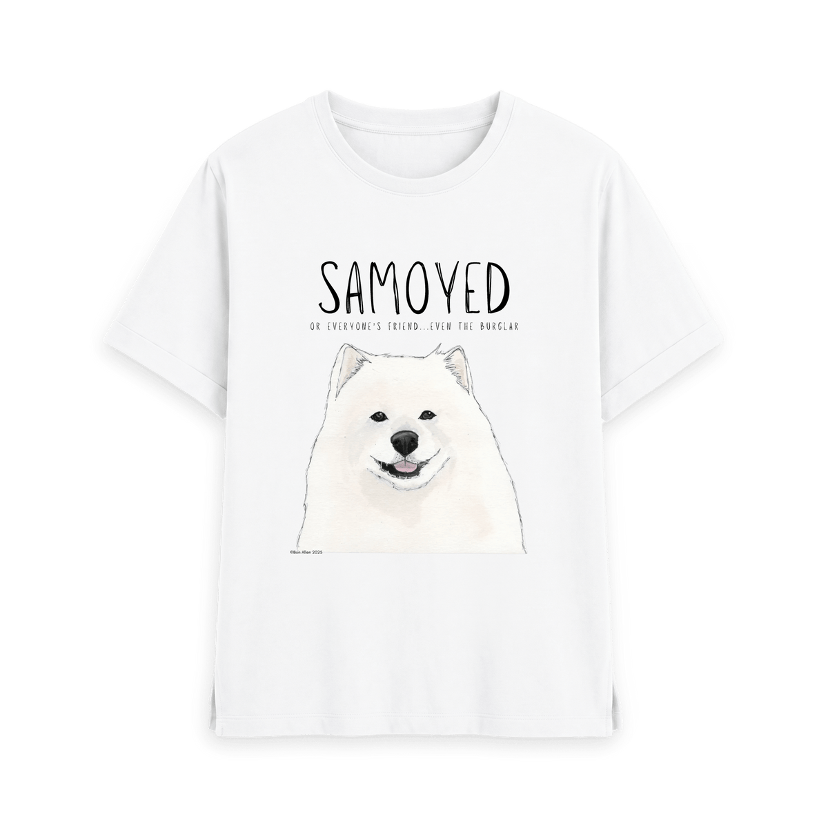 Fluff First, Questions Later – The Samoyed Tee for Professional Dog People