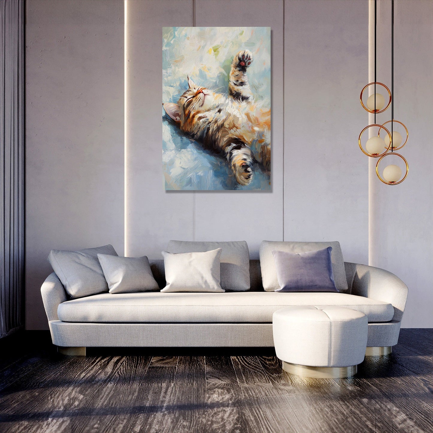 Catnap Stretch Canvas