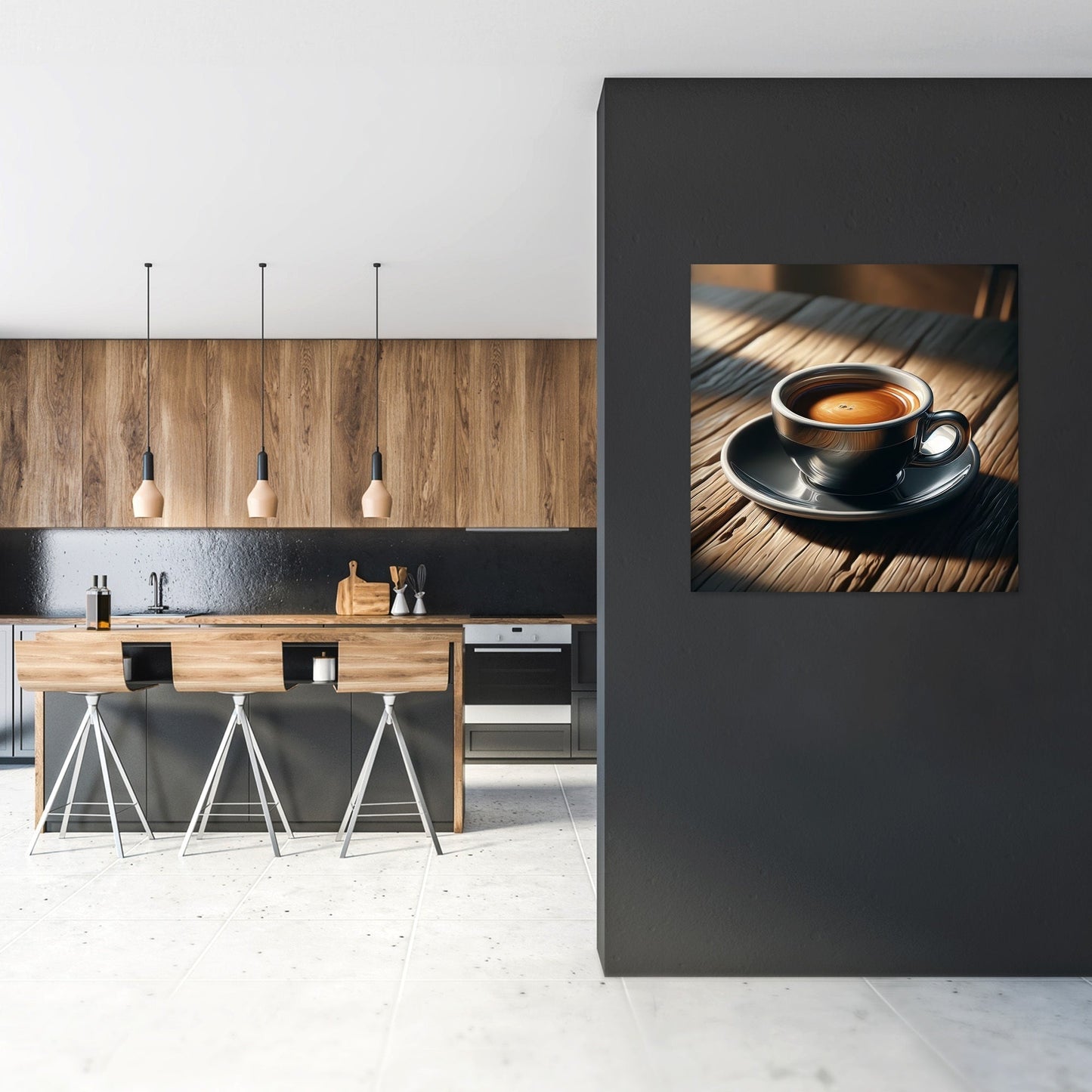 Espresso Elegance Canvas