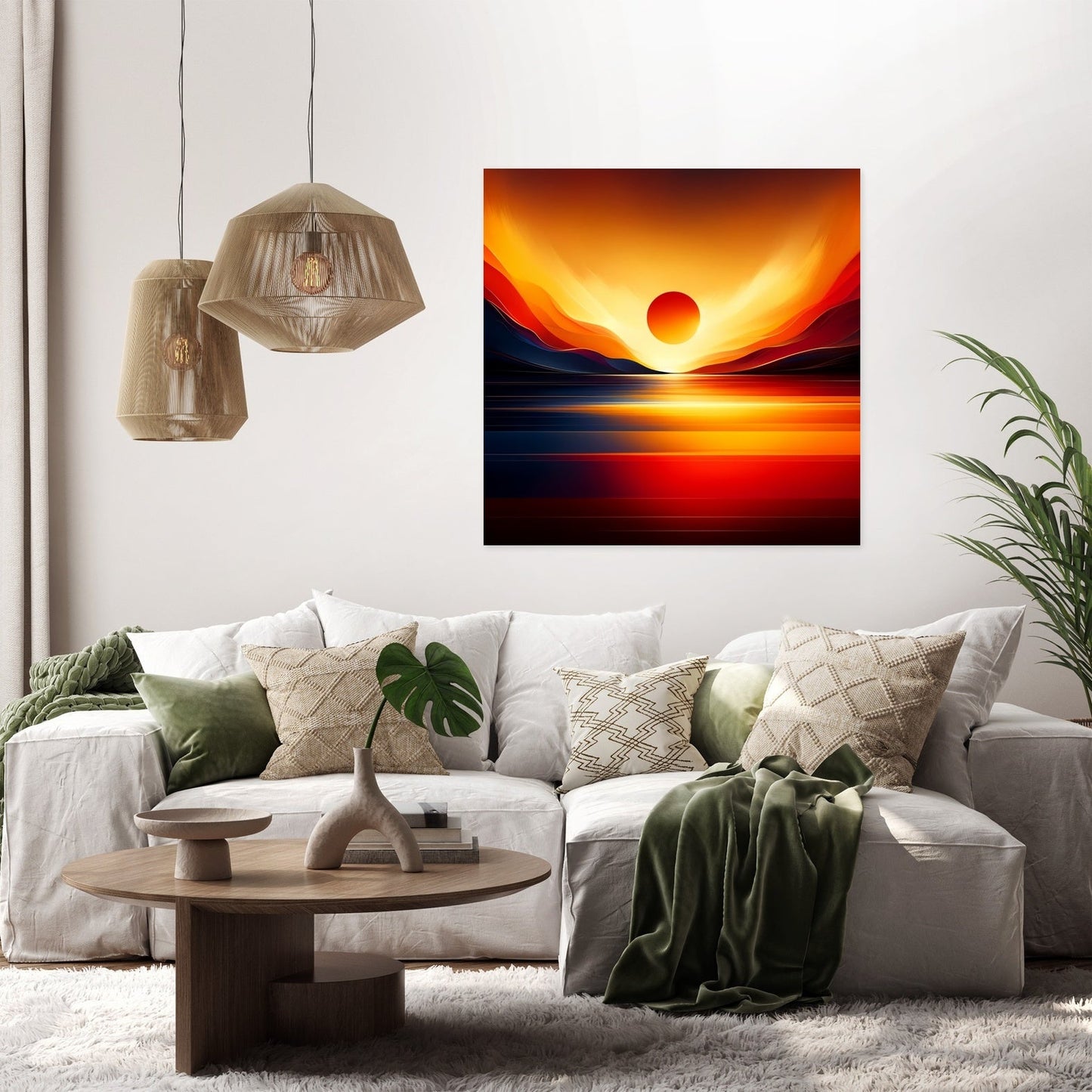 Sunset Simplicity Canvas