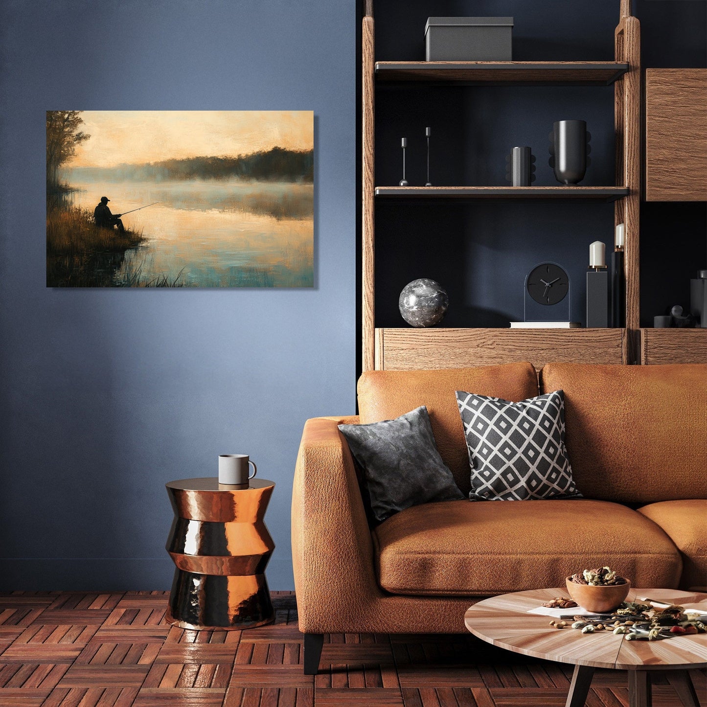 Angler's Dawn Canvas