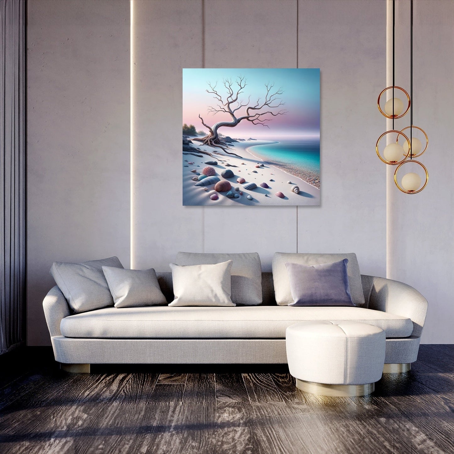 Serene Shoreline Canvas