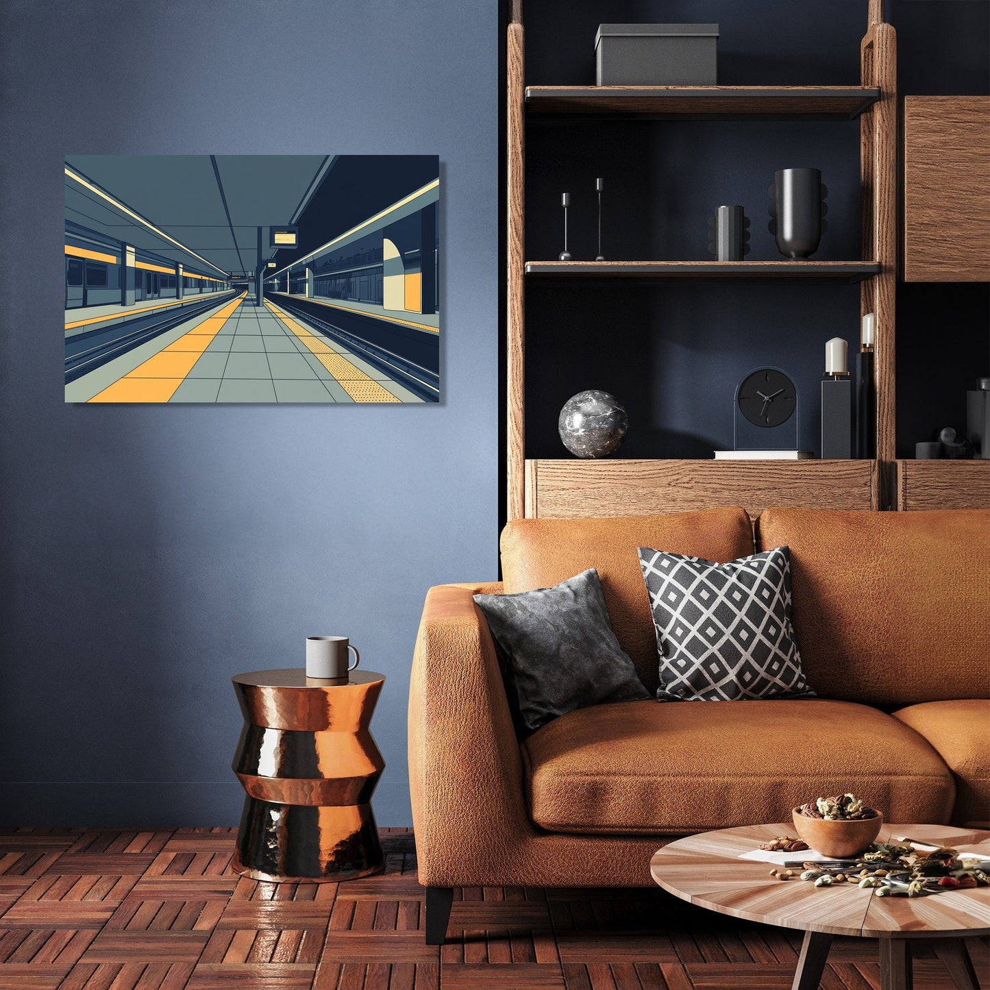 Underground Station Canvas