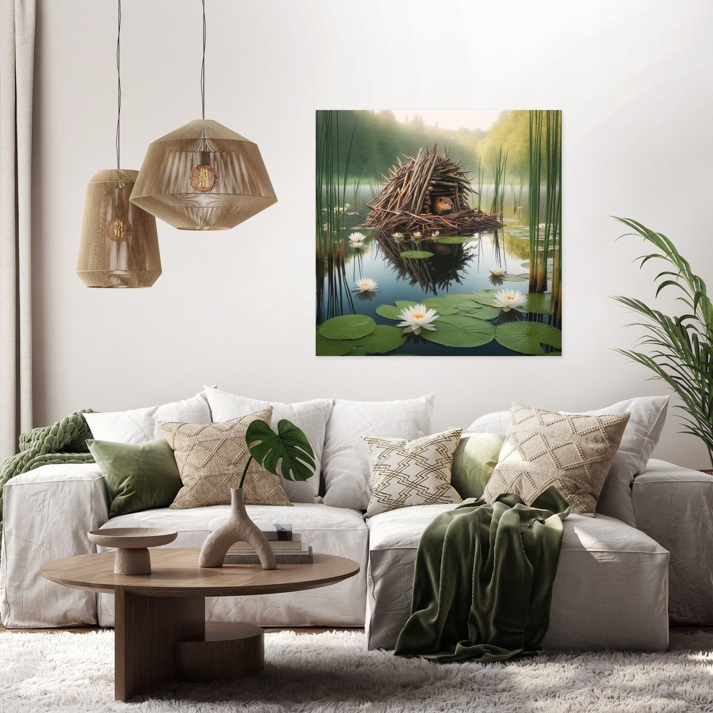 Beaver Lodge Harmony Canvas