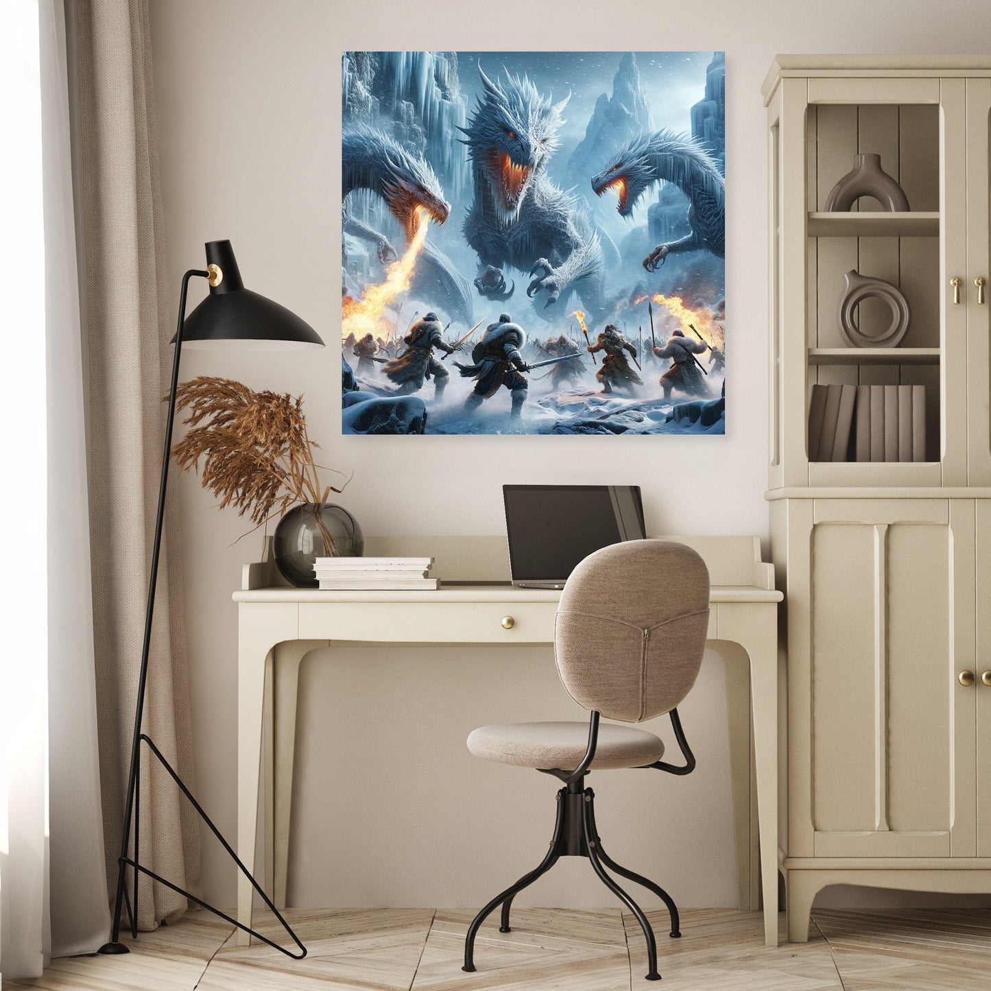 Battle of Frost Island Canvas