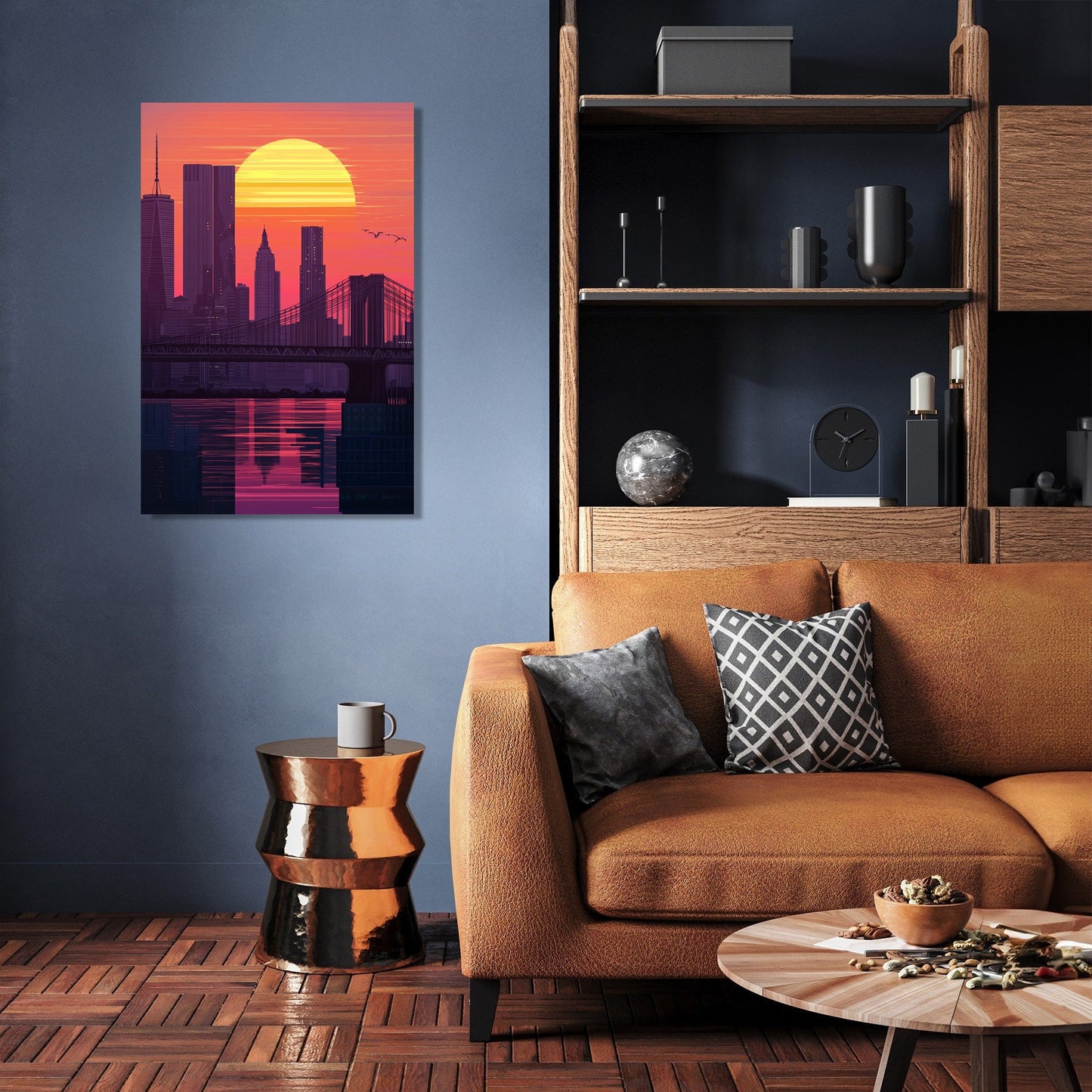 Sunset Cityscape Canvas