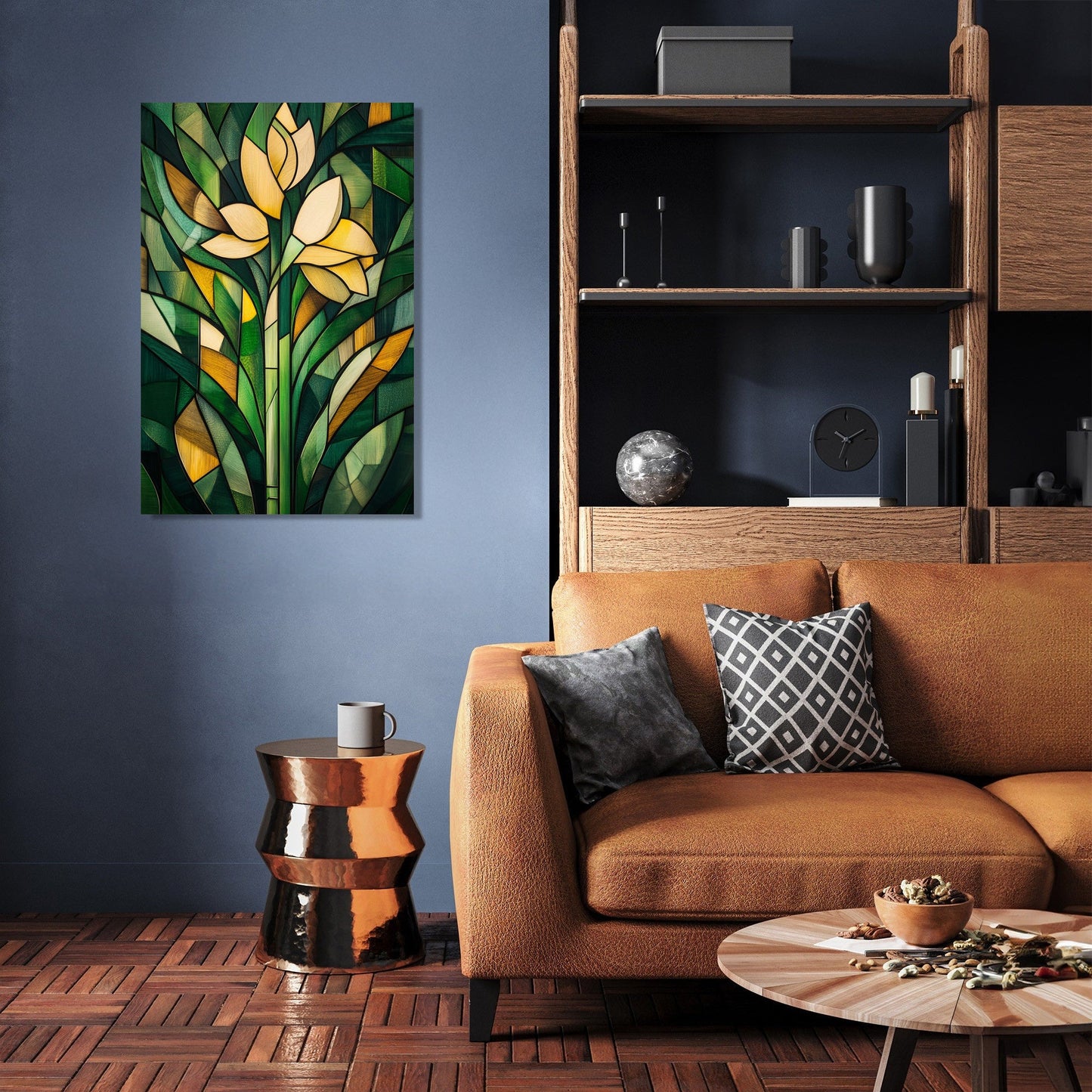 Leek and Daffodil Canvas