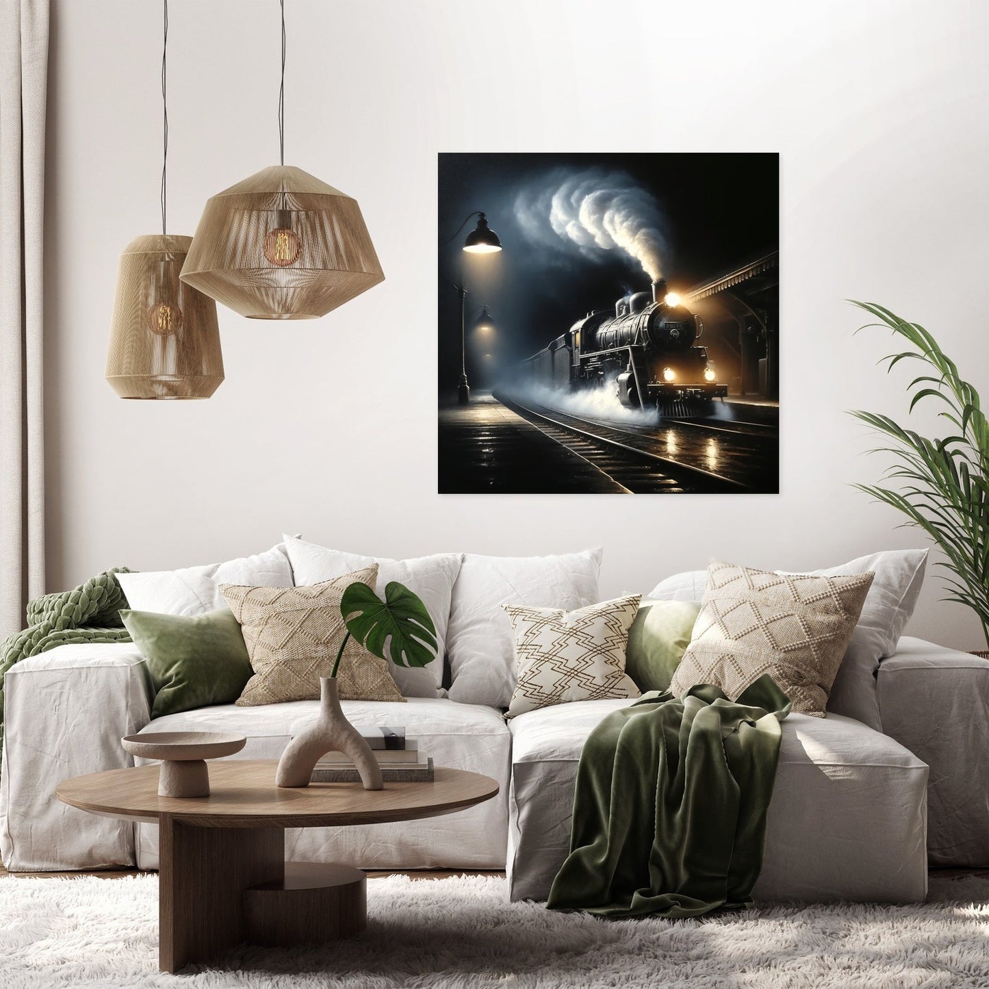 Night Departure Canvas