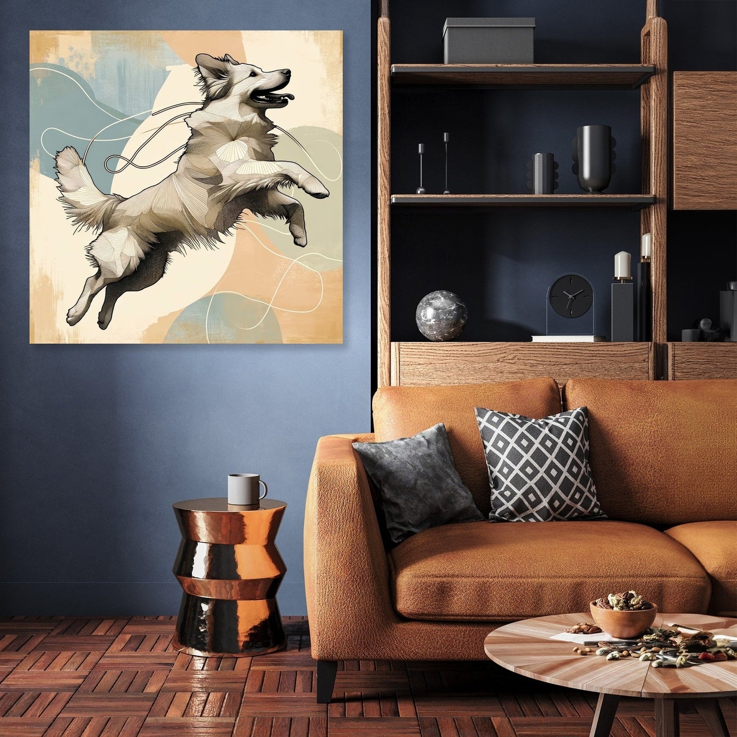 Leap of Joy Canine Canvas
