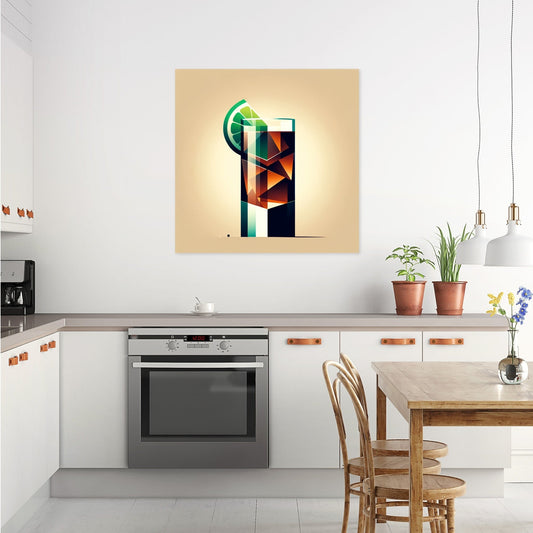Modern Cuba Libre Canvas