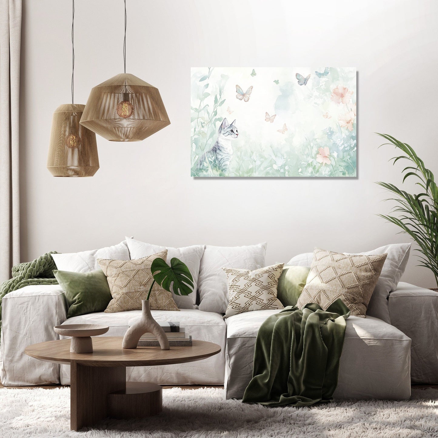 Butterfly Watcher Canvas