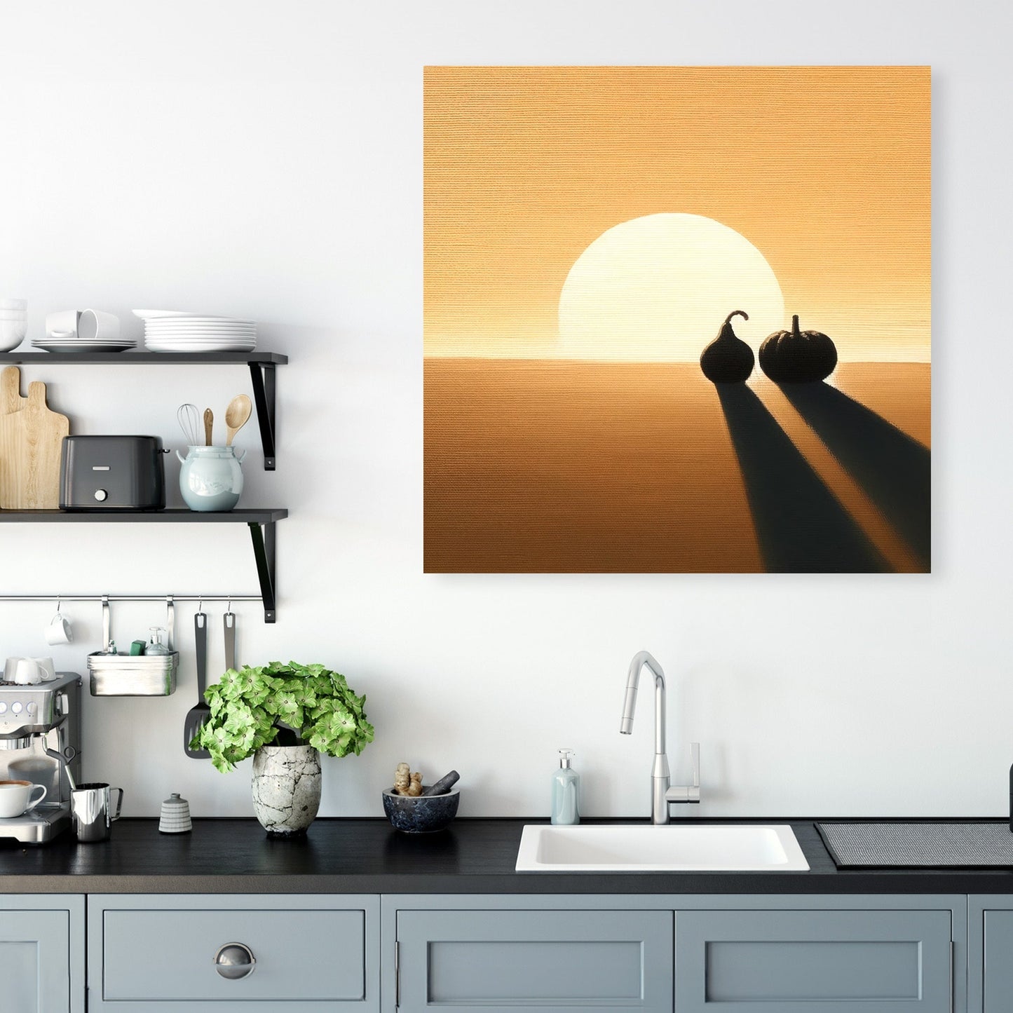Sunset Squash Serenity Canvas