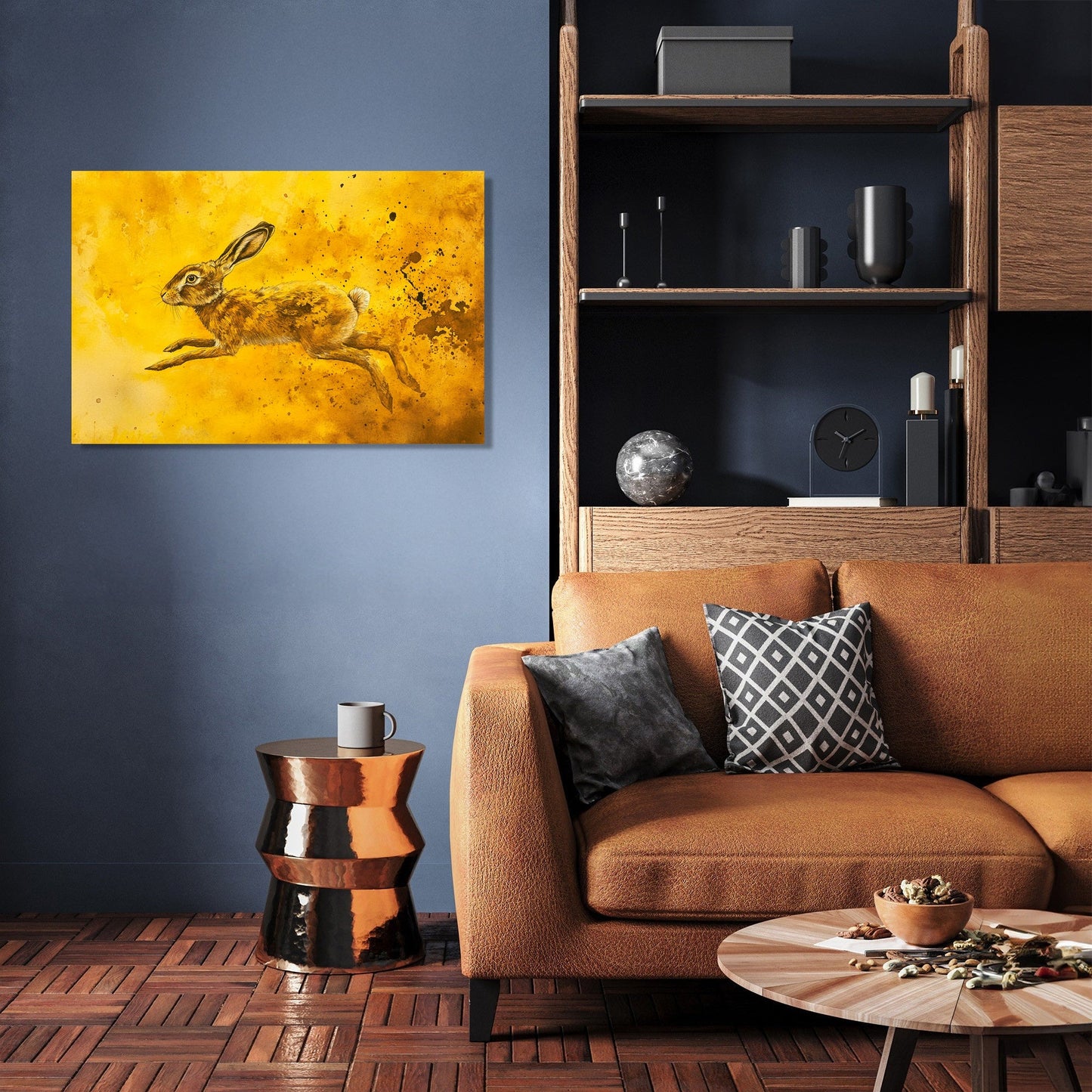 Hopping Hare Canvas