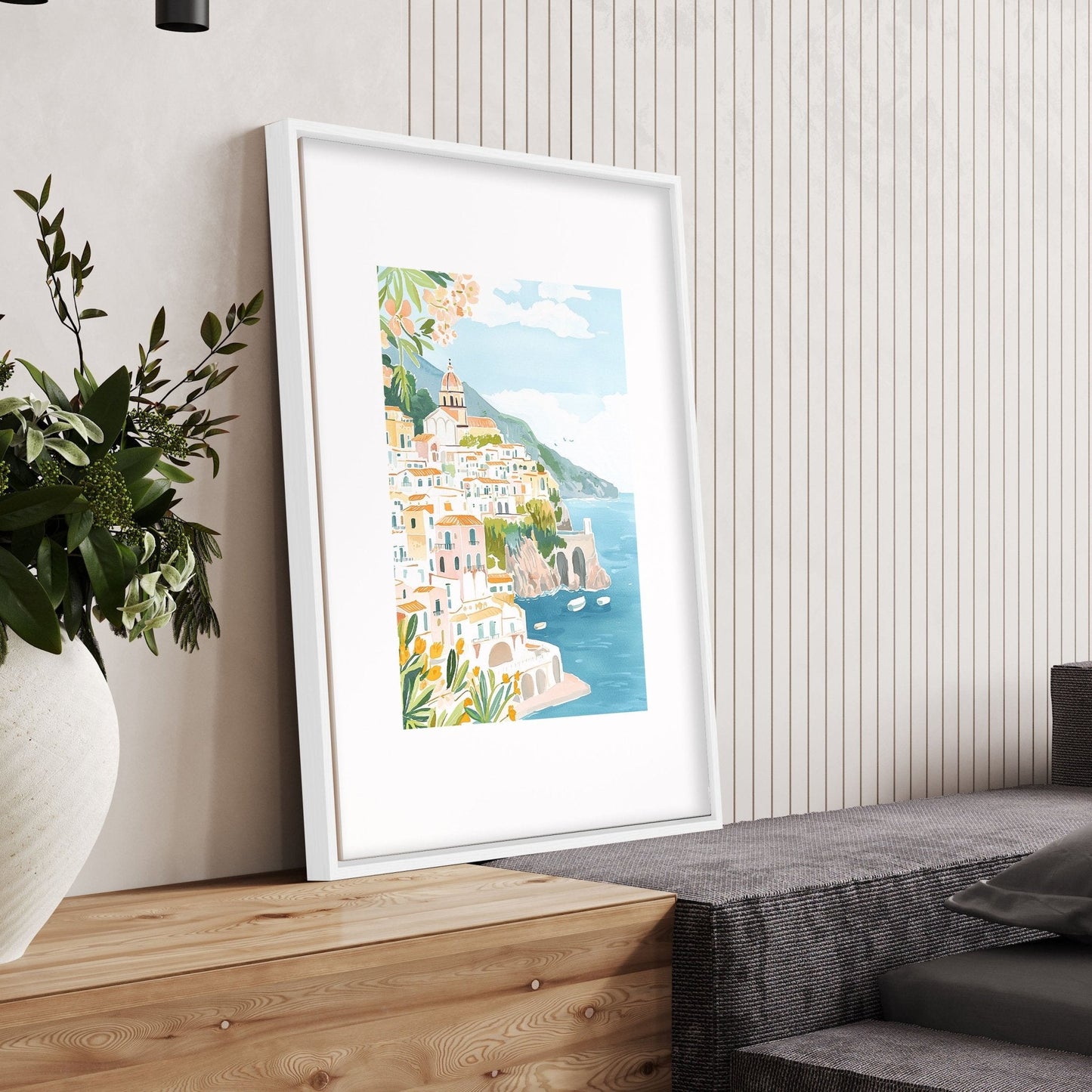 Decorative Pictures For Living Room | Set of 3 Beach Decor Wall art Prints