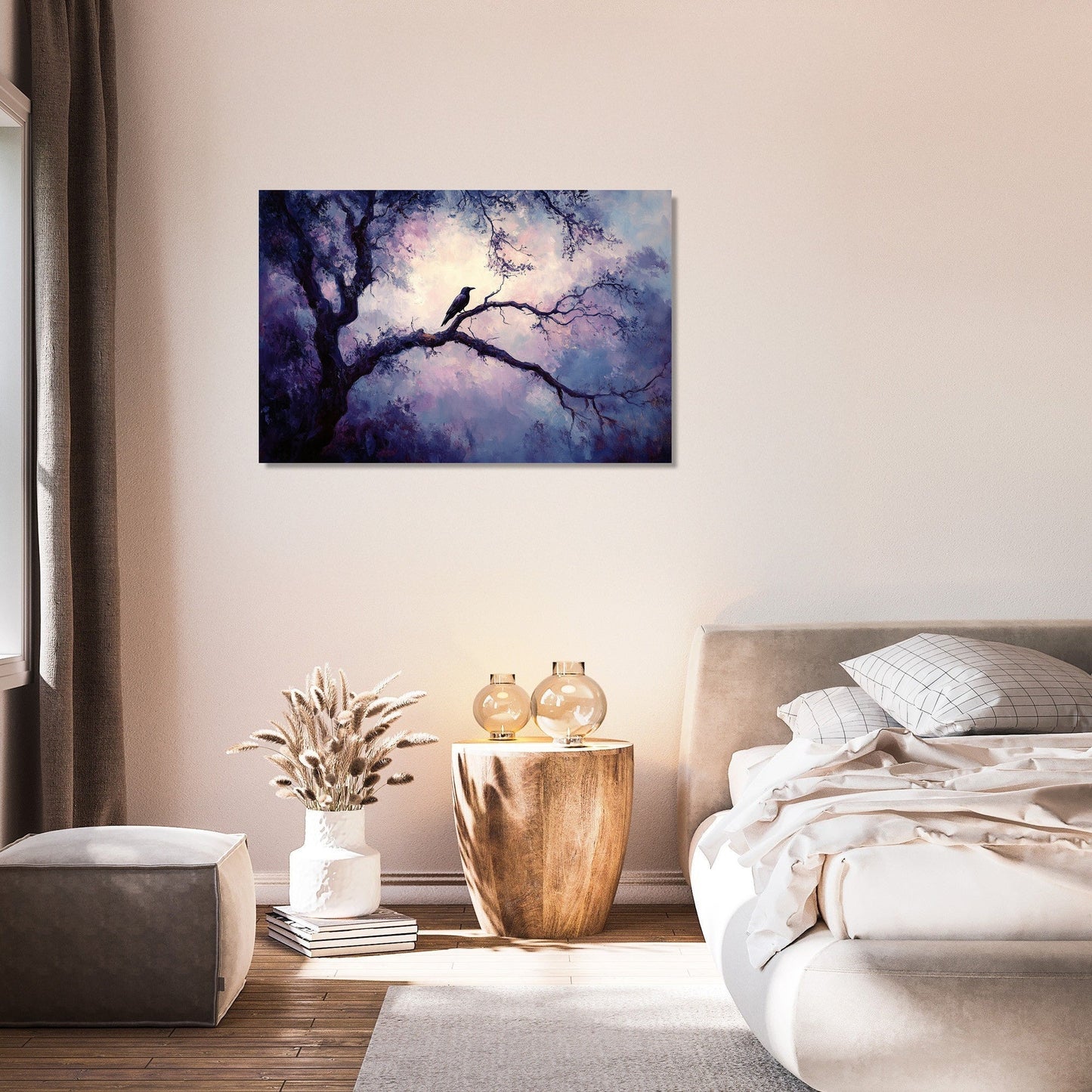 Raven's Solitude Canvas