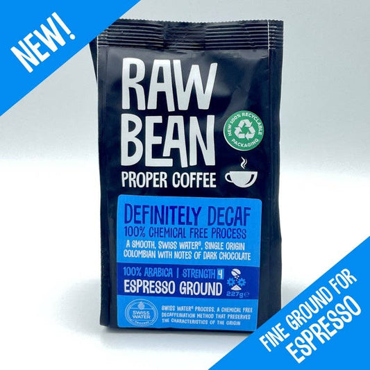 Definitely Decaffeinated Single Origin Espresso Ground Coffee 227g