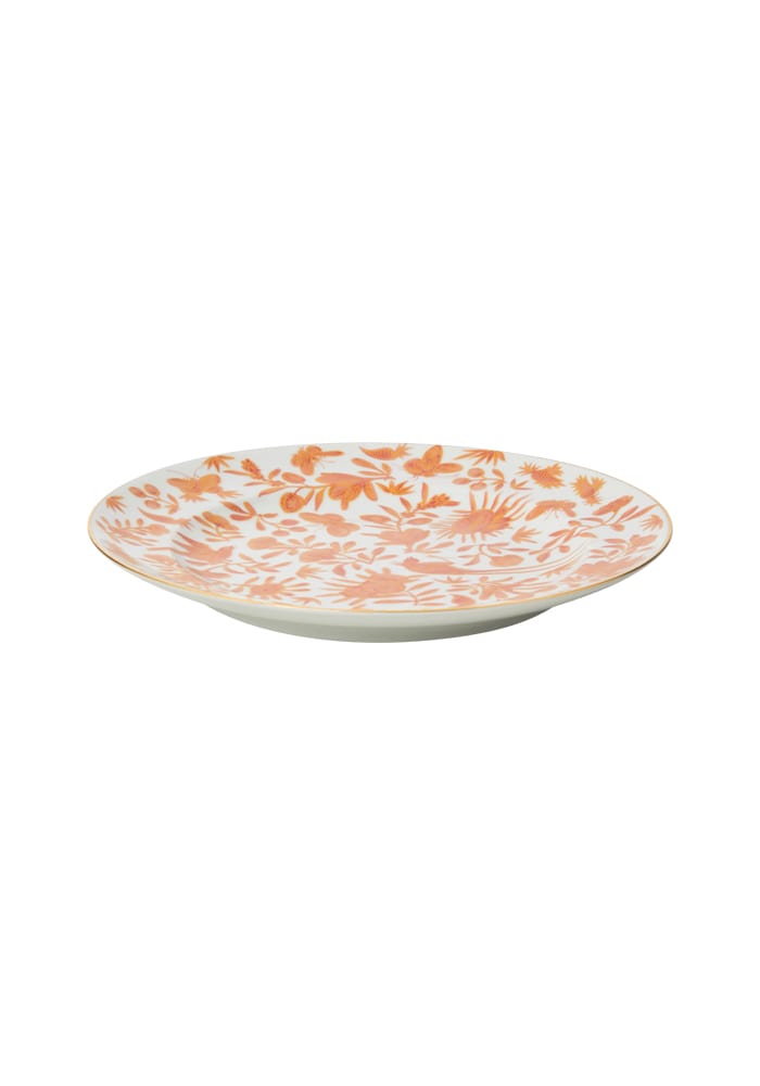 Sacred Bird and Butterfly Mottahedeh Archival Revival Dessert Plates  - Set of 4