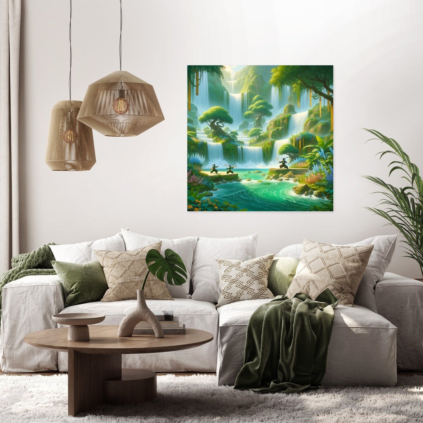 Pandaren Falls Canvas